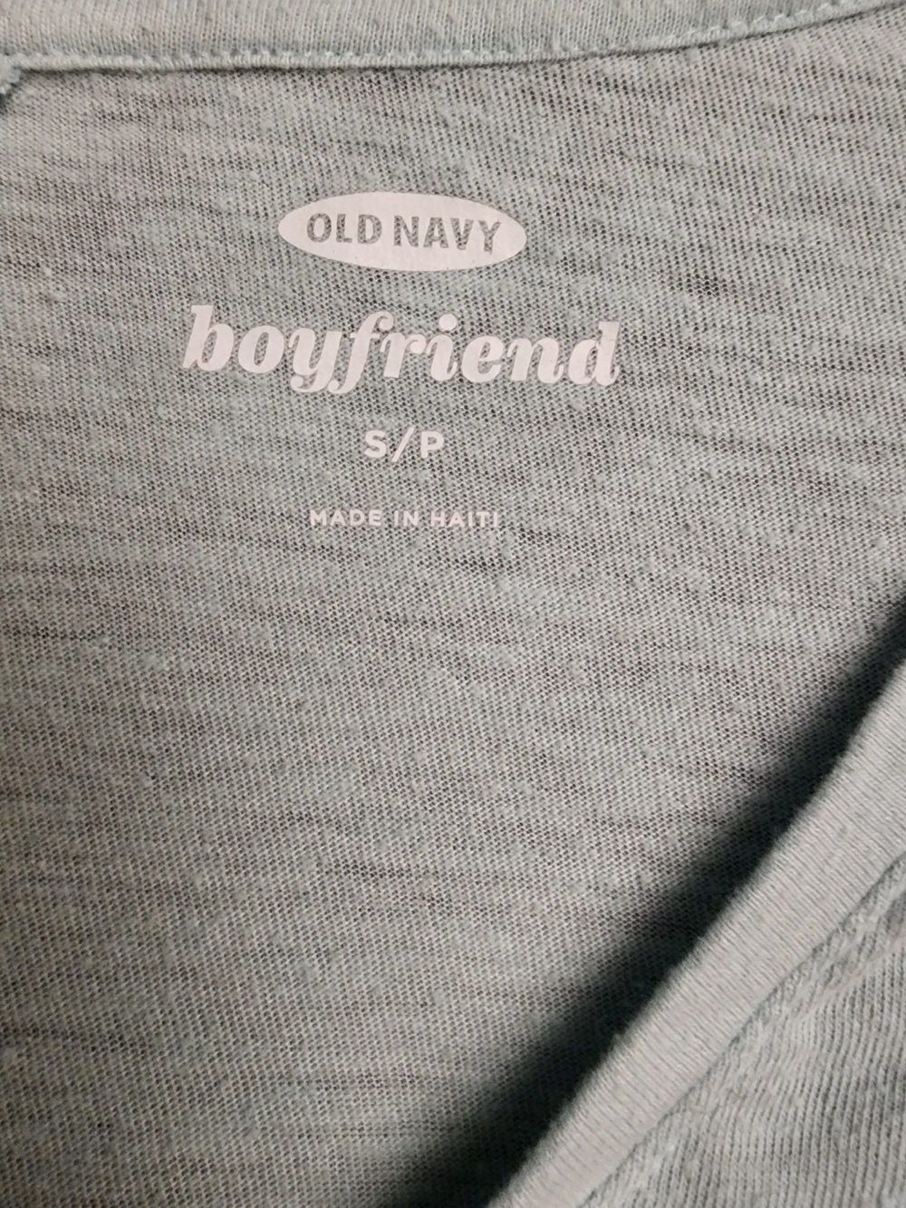 Old Navy Boyfriend Long Sleeve  - Light Blue Womens S/P